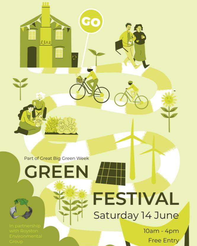 Our friends at Royston Museum will be having green fun on 14th June - why not pop along and join in ?