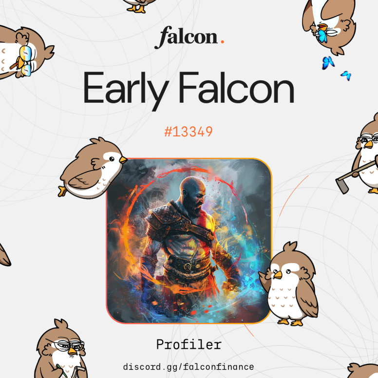 AddyBj32's tweet photo. Claimed my Early Falcon role.

Clipped in for real yield only.

MYGA @falconfinance 🦅⛽️ https://t.co/IdEVf9bm2X