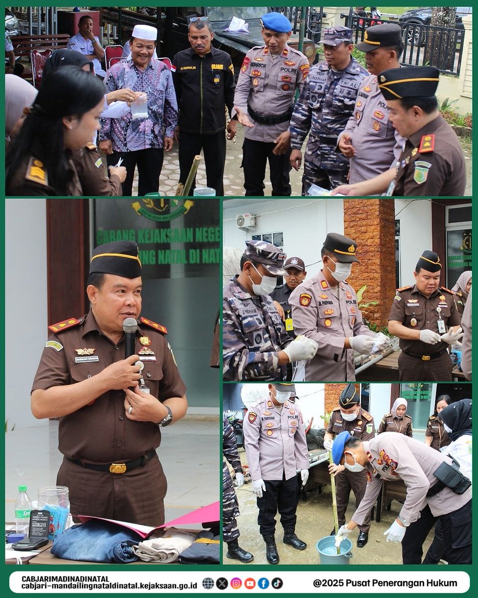 CabjariNatal's tweet photo. Bahwa pada hari Rabu, 21 Mei 2025 sekitar pukul 10.00 WIB telah dilaksanakan Pemusnahan Barang Bukti Bidang Tindak Pidana Umum yang telah memiliki kekuatan hukum tetap periode bulan Januari 2024 sampai dengan Mei 2025. https://t.co/RZKk5UdU5O