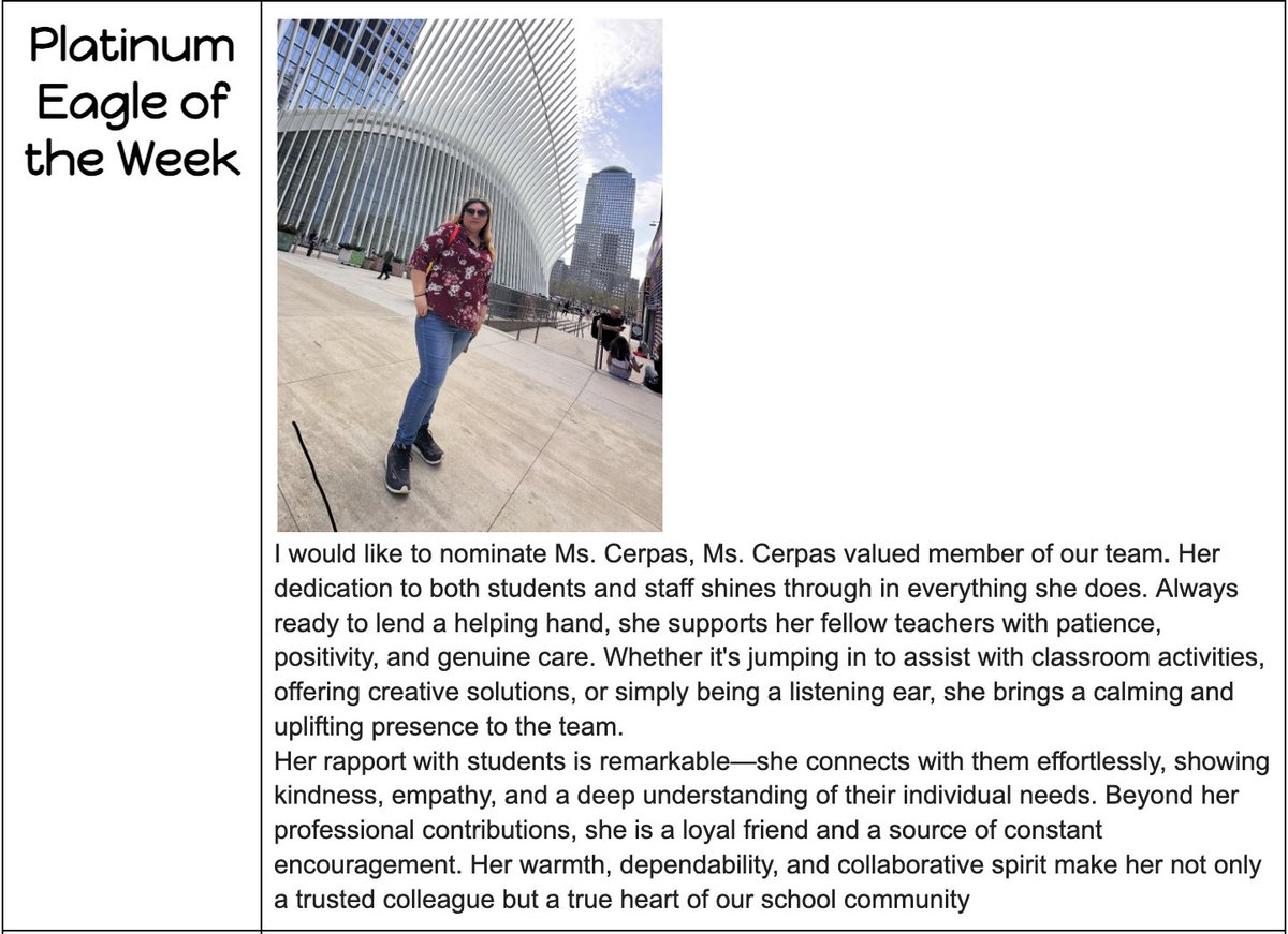 Check out our Platinum Eagle 🦅 of the week!