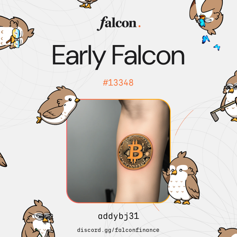 AddyBj31's tweet photo. One of the few.

One of the first.

One of the Early Falcons.

Making Yield Great Again with @falconfinance 🦅⛽️ https://t.co/ILOxtxvSXg