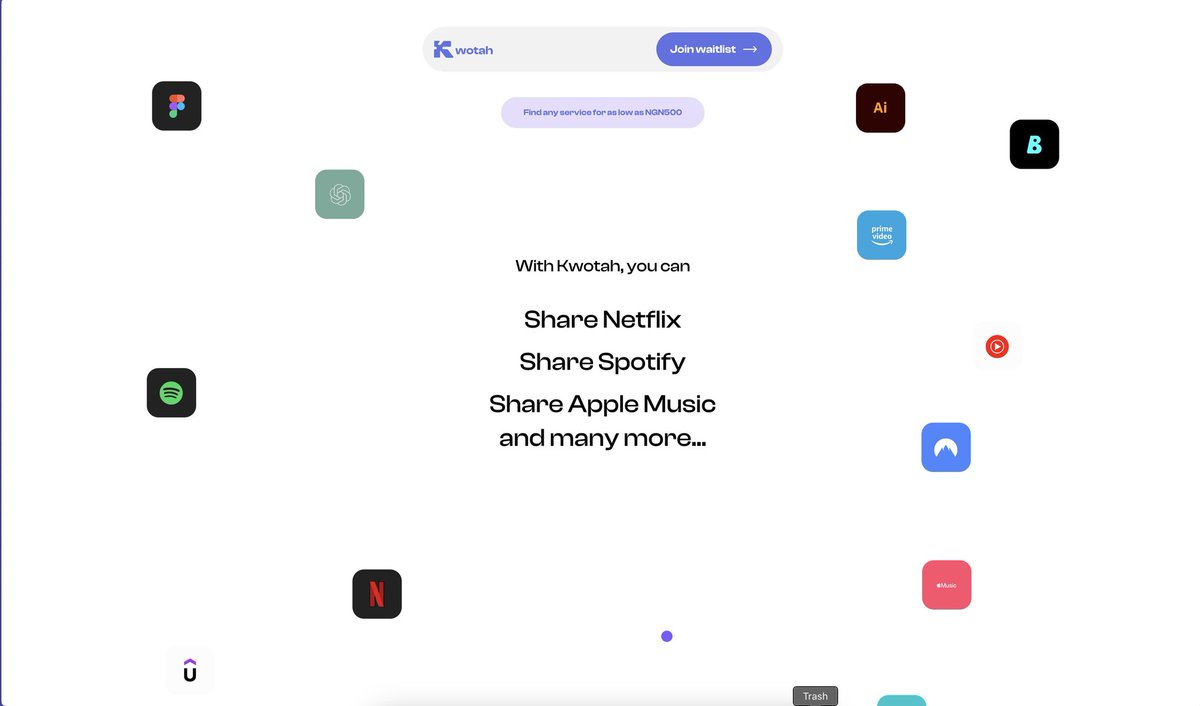 Sign up to this waitlist.
You get to share subscriptions to reduce cost.

Go to; kwotah.com
Product launching soon