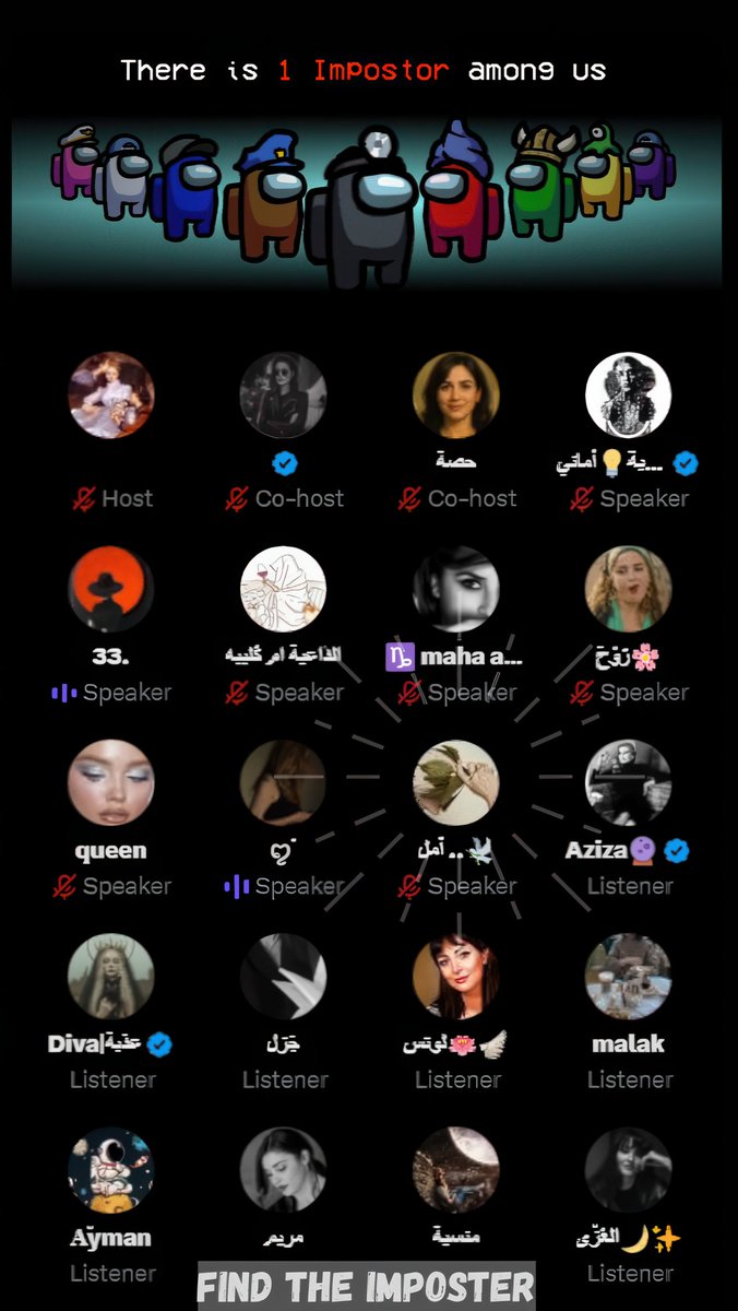 أوجد الشخص الدخيل على النساء والنسويات في هذه الصورة .

تلميحات؛ 
- صوتها و ملامحها تُعطي إنطباع على انها شيـ،ـميل 🤢
(مصادر موثوقة تؤكد هذه المعلومة!)
- كثيرة الحديث عن القات وفوائدة 
- يُتداول أن مسقط رأسها في صعدا 🇾🇪

Find the Imposter !