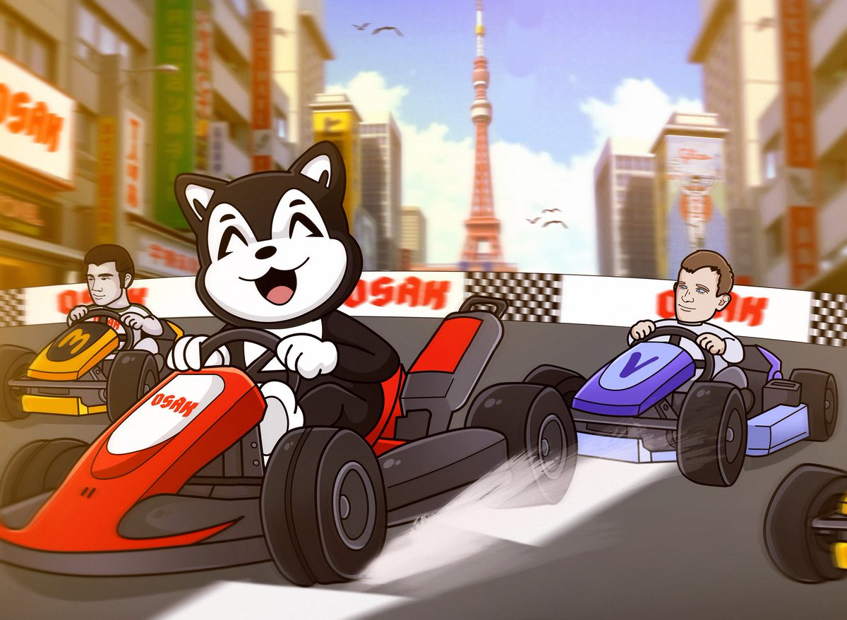 Gm from fast lane! Took the Mario Karts out with some frens…. ⛩️

All gas no brakes.

#ifeelbetter