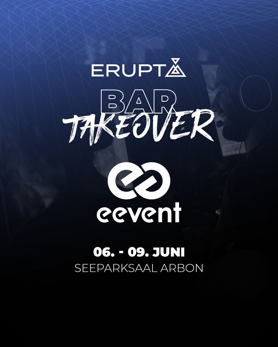 LAN season 2025 continues! 🖥⌨️🖱 This year we're joining <a href="/EEventLAN/">EEvent</a> for the first time!

Catch us at the bar from June 6–9 at Seeparksaal Arbon 🍹

We’re hyped to be there and can’t wait to see familiar &amp; new faces! 😄
