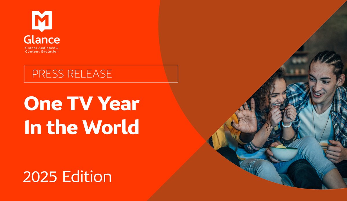 📺 One TV Year in the World – 2025 Edition
 Live, formats, and iconic content: TV holds strong in a shifting media world.
👉Check out our full press release to explore the highlights from this year’s edition of A One TV Year in the World.
 👉: mediametrie.fr/en/one-televis…