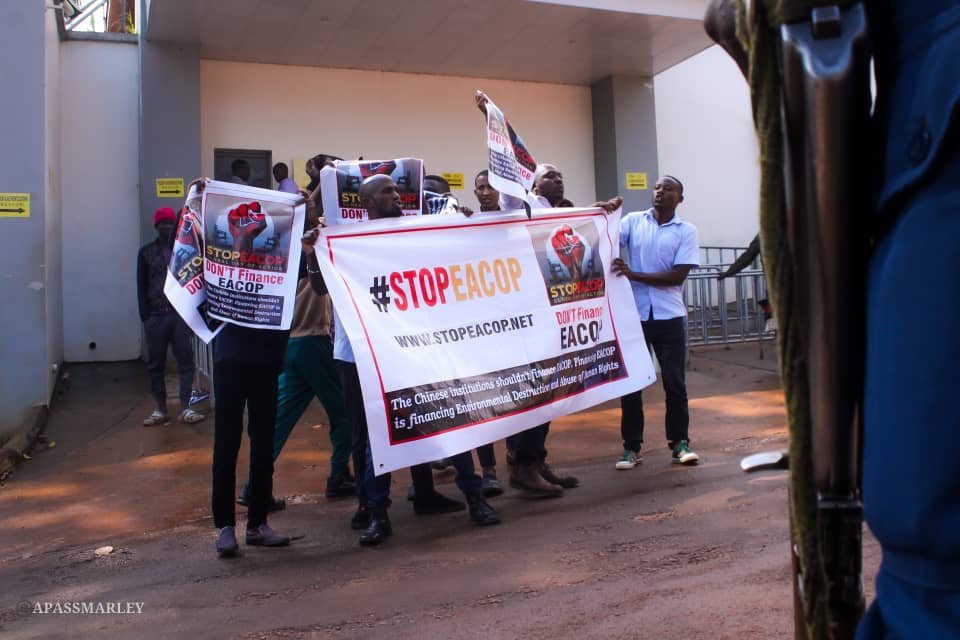 Masking climate hypocrisy with sustainability slogans and silencing dissent. The real crime? Climate destruction, not activism. #FreeTheKCB11 #StopEACOP #ClimateCrimesNotClimateActivism