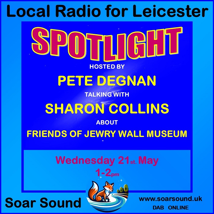 Leic58's tweet image. The SPOTLIGHT show hosted by volunteer presenter, Pete Degnan.
Proudly presenting another show for the award-winning community radio station Soar Sound.
The show provides the opportunity for local charities and community groups to discuss their work and promote their projects.