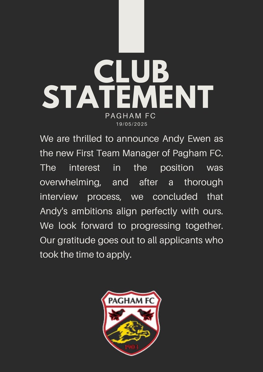 CLUB STATEMENT 

LEMMY GIVE YOU SOME NEWS
