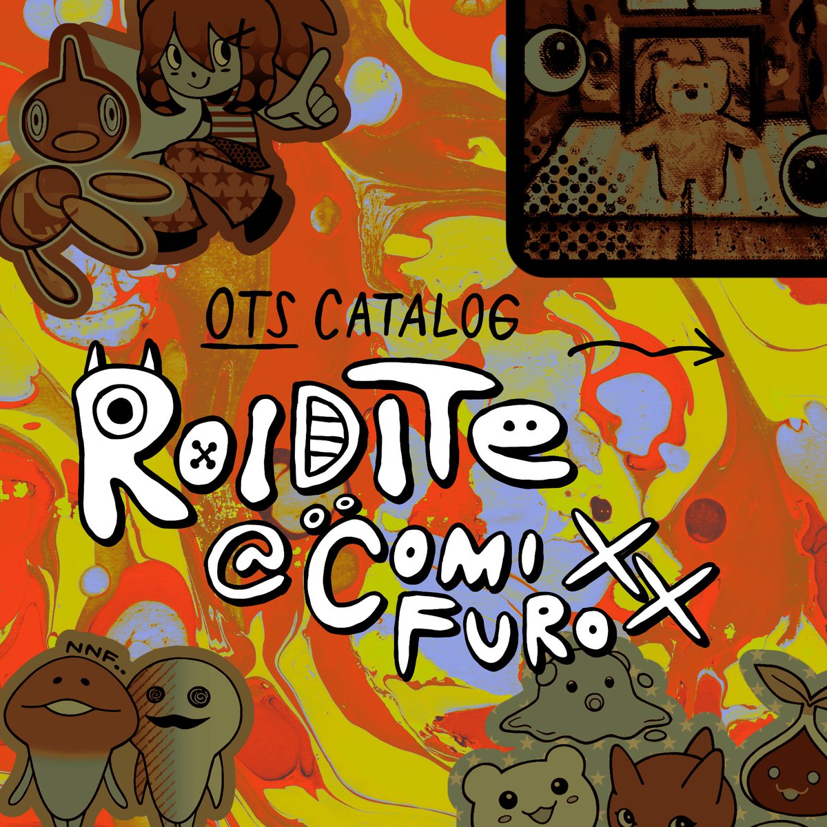 Roidite's tweet image. My incredibly last minute comifuro catalog
#ComifuroXX #Comifuro20 #CFXX
RT & share appreciated
• Original, Pokemon, Digimon, Funghi Garden, Earthbound, LSD Dream Emulator