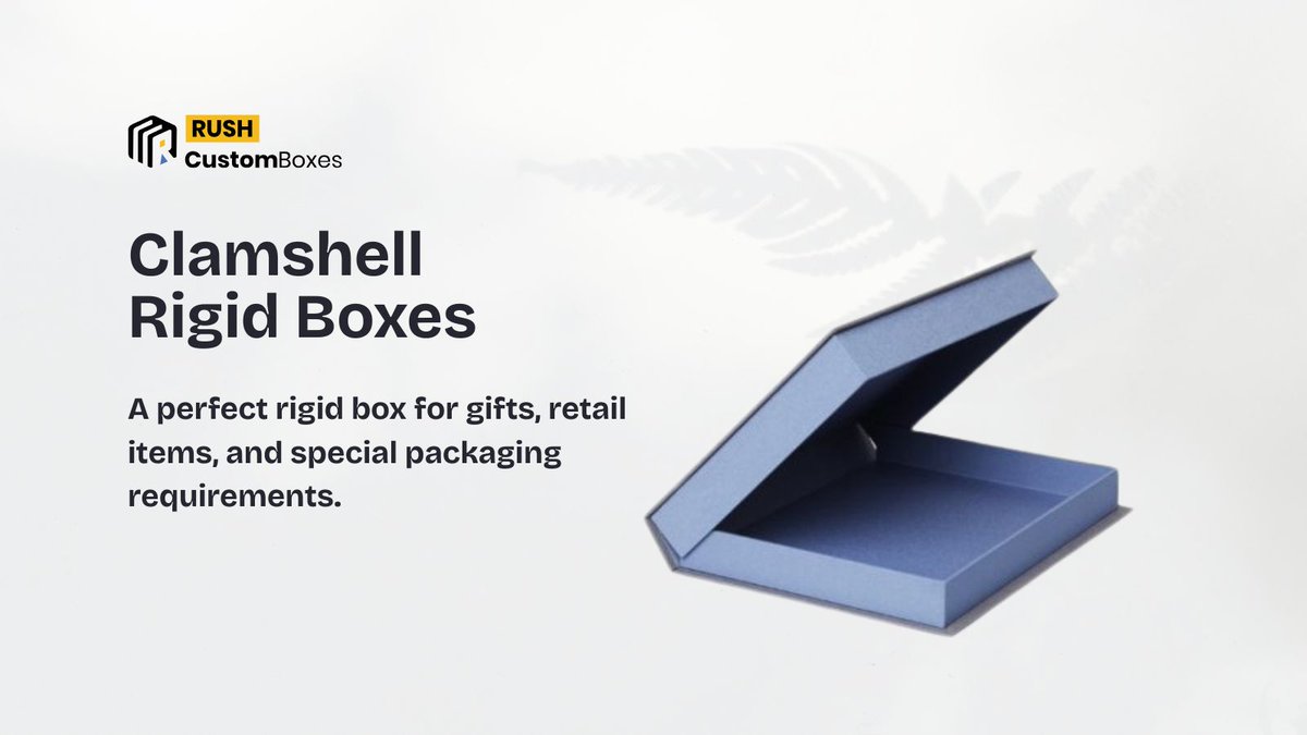 Rushcustomboxuk's tweet image. Protect and present with style! Our clamshell rigid boxes are strong, sleek, and built for custom branding. Ideal for gifts, electronics, and more. DM to get yours today!
#ClamshellBoxes #RigidPackaging #CustomPackagingUK #PrintedBoxes  #PackagingDesign #UKPackaging