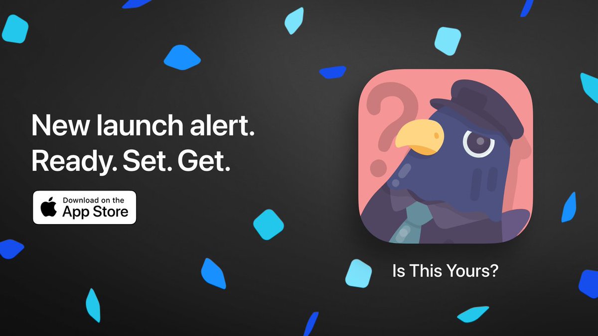 🔎<Is This Yours?> launches in a few days #OnTheAppStore ! You're in charge of the chaotic lost and found counter.  

Meet the development team: me, myself and I. 😃

Find "is this yours?" on the App Store (and give it a pre-order, it helps a lot!)