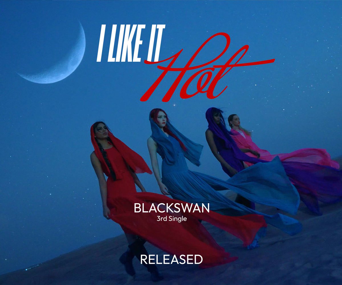 blackswan_drent's tweet photo. BLACKSWAN’s 3rd Single

'I Like It Hot’ Released.

2025.05.21 6PM (KST)

📎 https://t.co/KNNwp63HiJ

Now available at major music platform such as Spotify,Apple music,Youtube music

#BLACKSWAN #블랙스완 #ILikeItHot #fatou #nvee #gabi #sriya

©️2025 DR Music. All Rights Reserved. https://t.co/EYWgrNhlqB