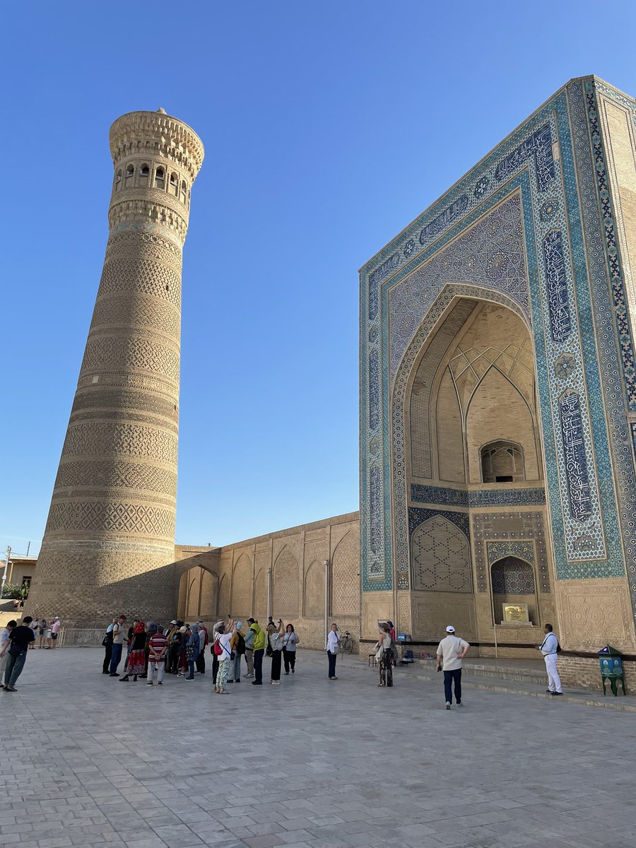 #Uzbekistan - enjoying another outstanding Central Asian birding and cultural experience this week along the #SilkRoad with our group. 

Photos: Turkestan (Pander's) Ground-jay and ancient #Bukhara .