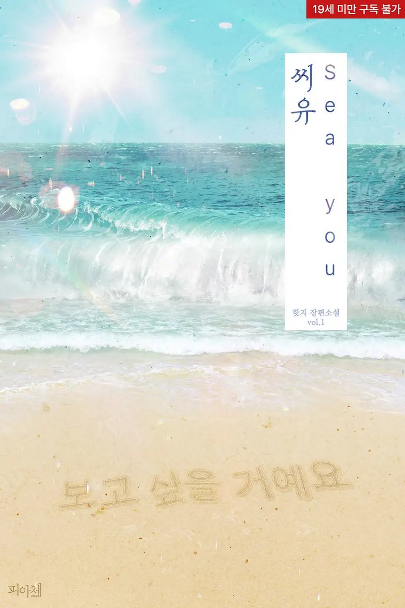 ☄️핫지 작가님의 <씨유 Sea you> 웹소설 디자인 표지 외주 작업했습니다!☄️