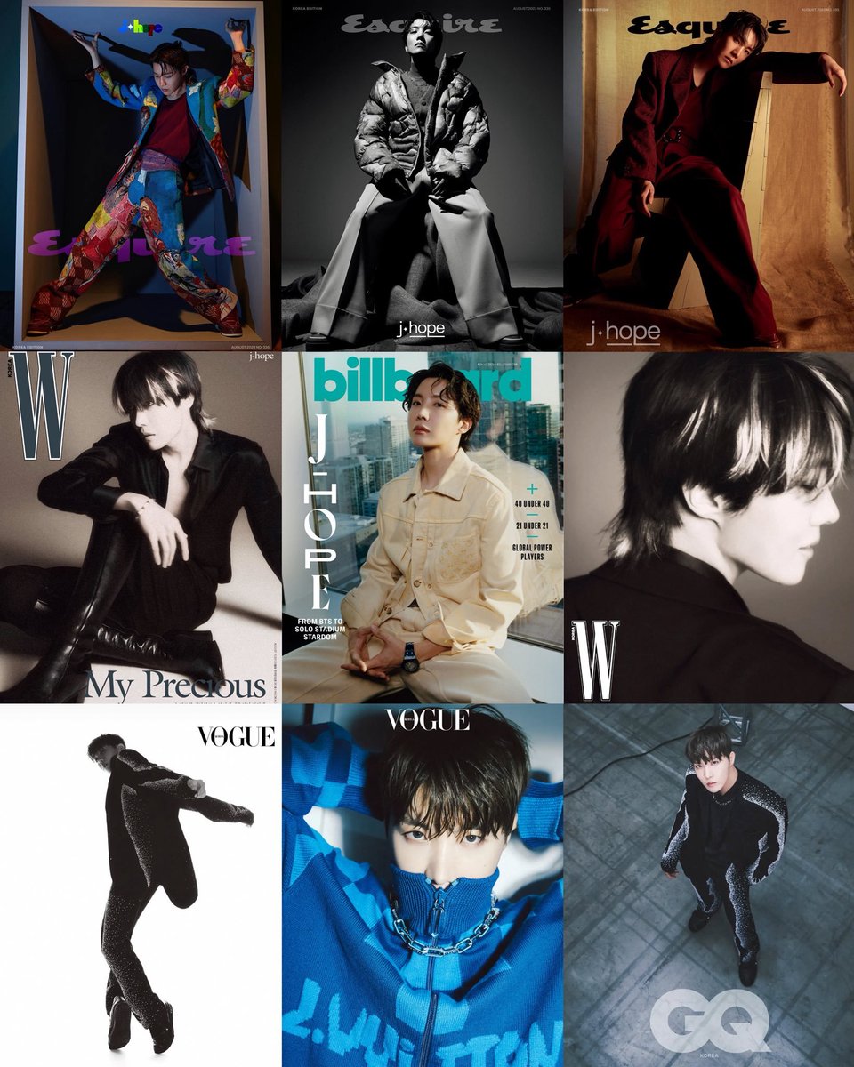 JUNG HOSEOK ON MAGAZINE COVERS