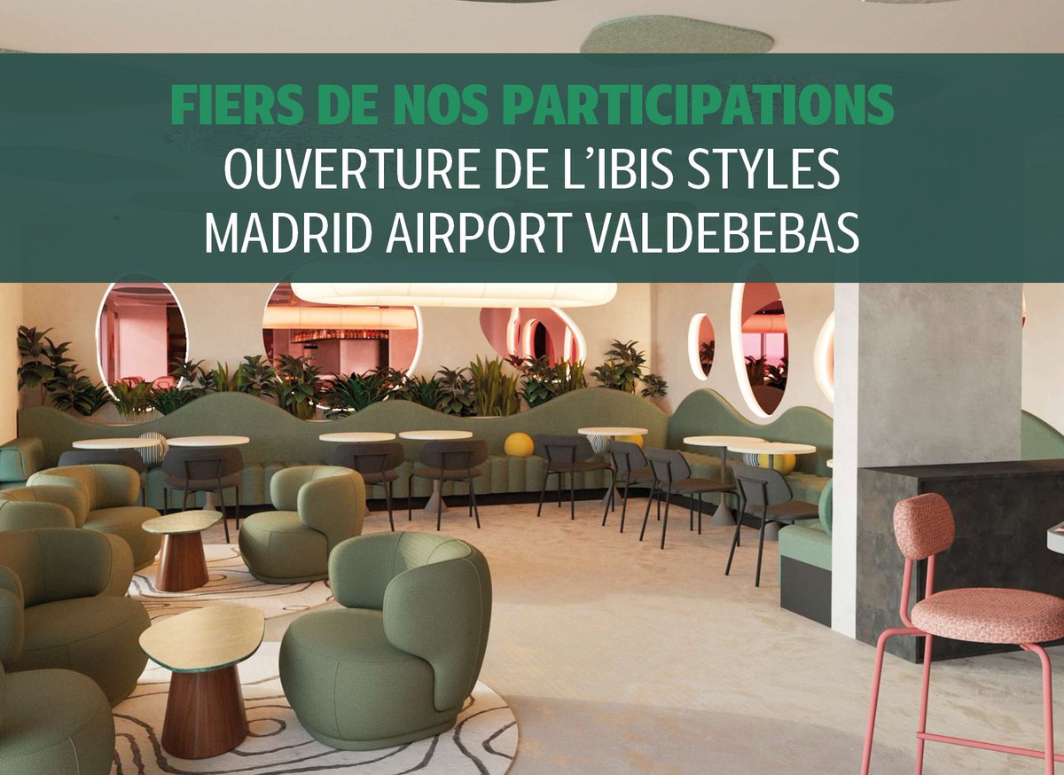 #FiersDeNosParticipations
<a href="/EXTEND_AM/">EXTENDAM</a> poursuit son développement en #Espagne avec l’ouverture de l’ibis Styles Madrid Airport Valdebebas. L’établissement de 260 chbres devient le plus grand hôtel sous cette enseigne en Espagne. 
#investissement #hôtellerie 
bit.ly/4mrsgdo