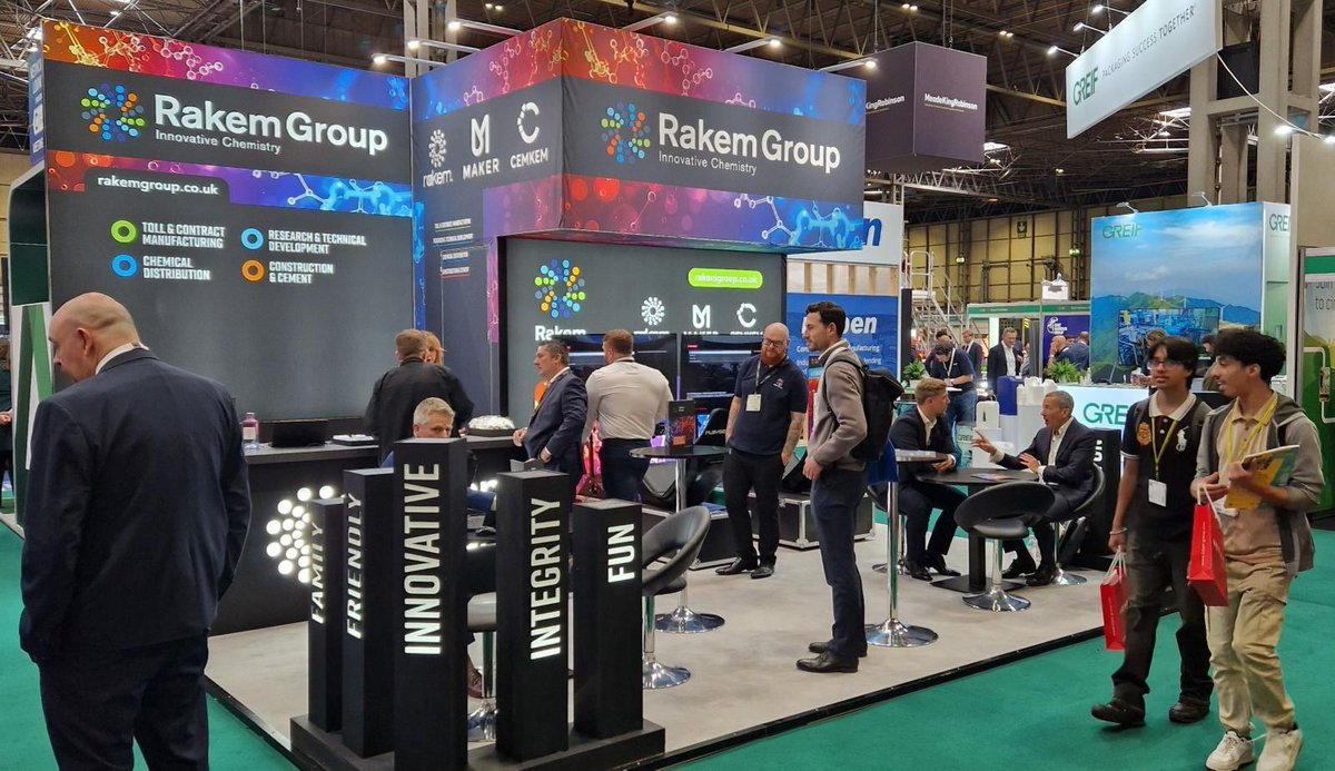 🚨 We’re live at CHEMUK 2025! We’ve kicked off at Stand M110 here at the NEC, and it’s already buzzing with brilliant conversations. Whether you’re curious about construction admixtures, pigments and fillers, or toll manufacturing, our teams are ready to chat.