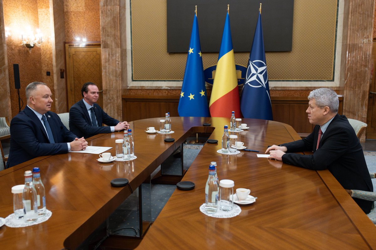 Guvernul României (@guvernulro) on Twitter photo PM interimar <a href="/CatalinPredoiu/">Catalin Predoiu</a>: The economic pillar of the Strategic Partnership, alongside the security and political components, are strategic objectives of the Interim Government of Romania.🇷🇴 🇺🇸 PM interimar <a href="/CatalinPredoiu/">Catalin Predoiu</a>: The economic pillar of the Strategic Partnership, alongside the security and political components, are strategic objectives of the Interim Government of Romania.🇷🇴 🇺🇸