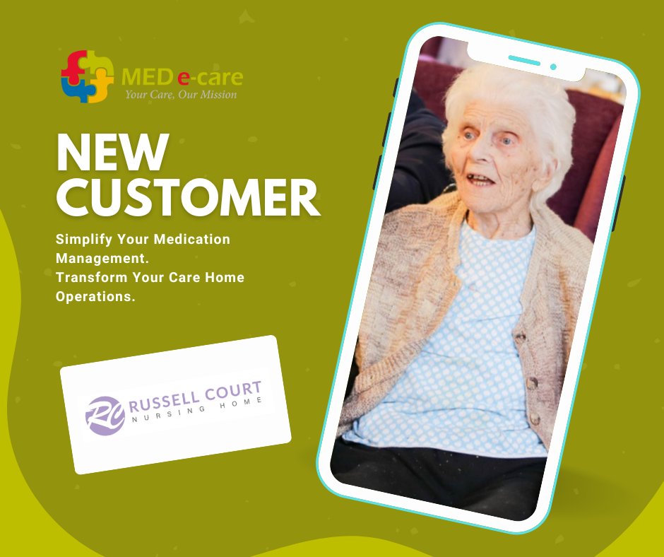 Welcome Russell Court Nursing Home

We are pleased to support you with our eMAR solution! Helping you deliver, record and analyse excellence in medication management at every stage of the resident care life-cycle.

In partnership with @bootsuk

#eMAR