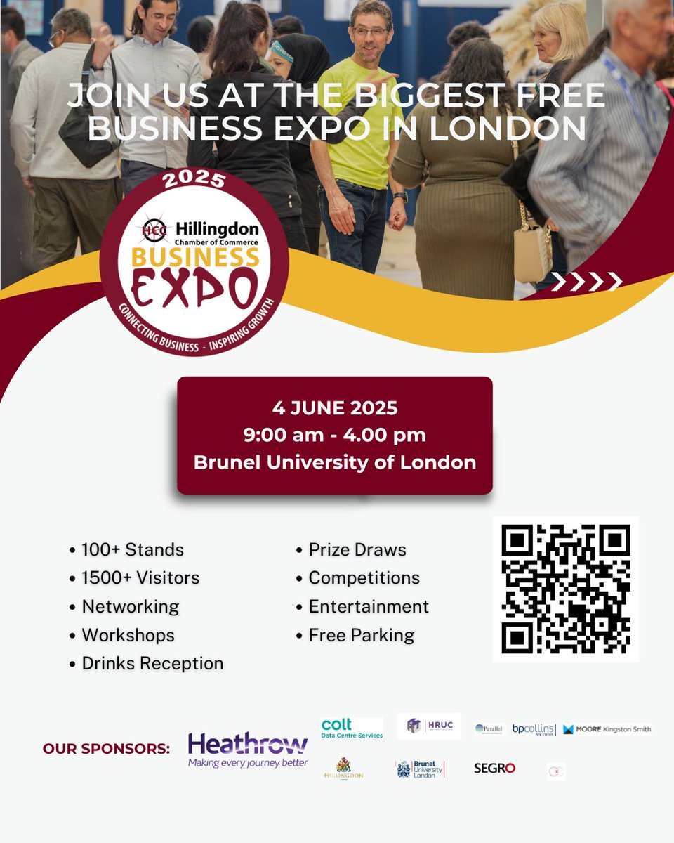 We are excited to be sponsoring this years Business Expo in London! Come down and meet us to talk about your future career and how we can help support your company. 
📅4th June 2025
⏰9:00am - 4:00pm
📍Brunel University of London
Book your free ticket: hillingdonchamber.co.uk/expo/