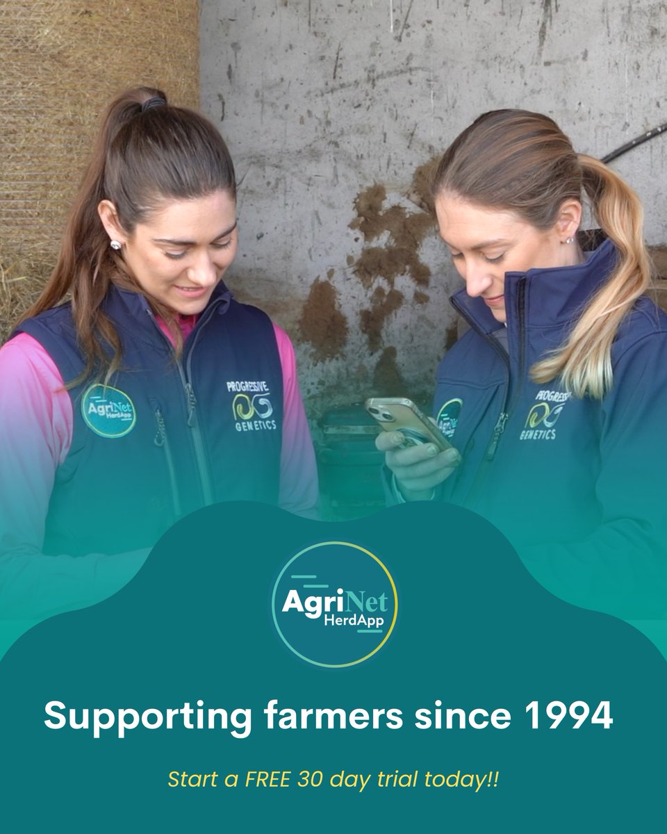AgriNet HerdApp has proudly supported farmers for over 30 years. Our dedicated team is committed to providing exceptional customer service and essential information helping you make informed decisions for your farming operations. Discover more at agrinet.ie 🐄