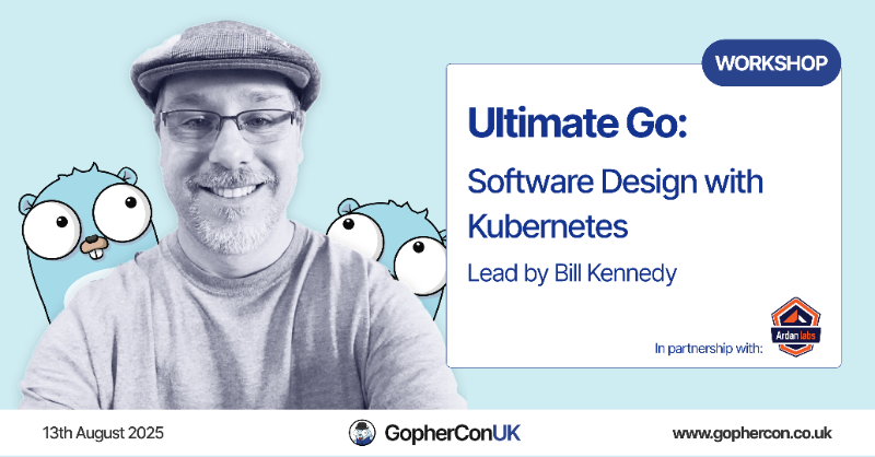 gopherconuk's tweet photo. Design and build production-grade Go systems and stay ahead of the complexity curve!
Workshop + conference packages available!