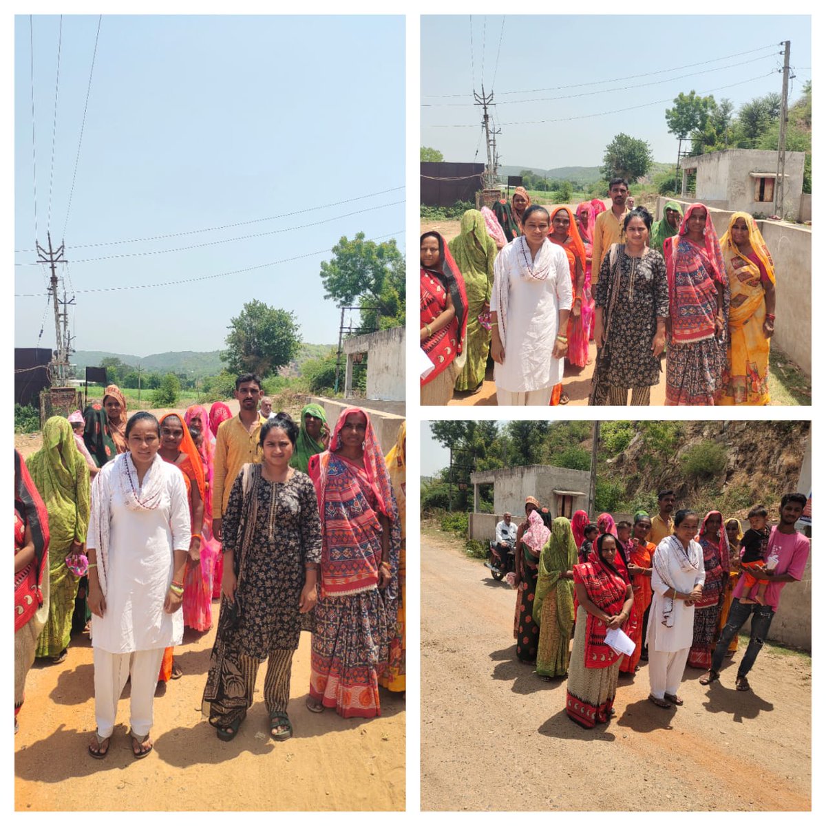 PHC_BAMNA's tweet image. WHD aweness રેલી PHC village at Nanibebar