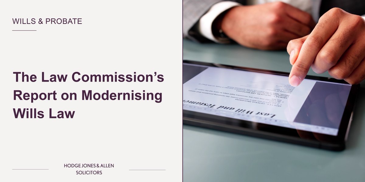 In a move that could revolutionise how people make #Wills in England &amp; Wales, The Law Commission’s May 2025 report recommends legal recognition of #ElectronicWills.

Associate, Mohan Dhadli examines these changes &amp; the impact they will have for both solicitors &amp; clients.