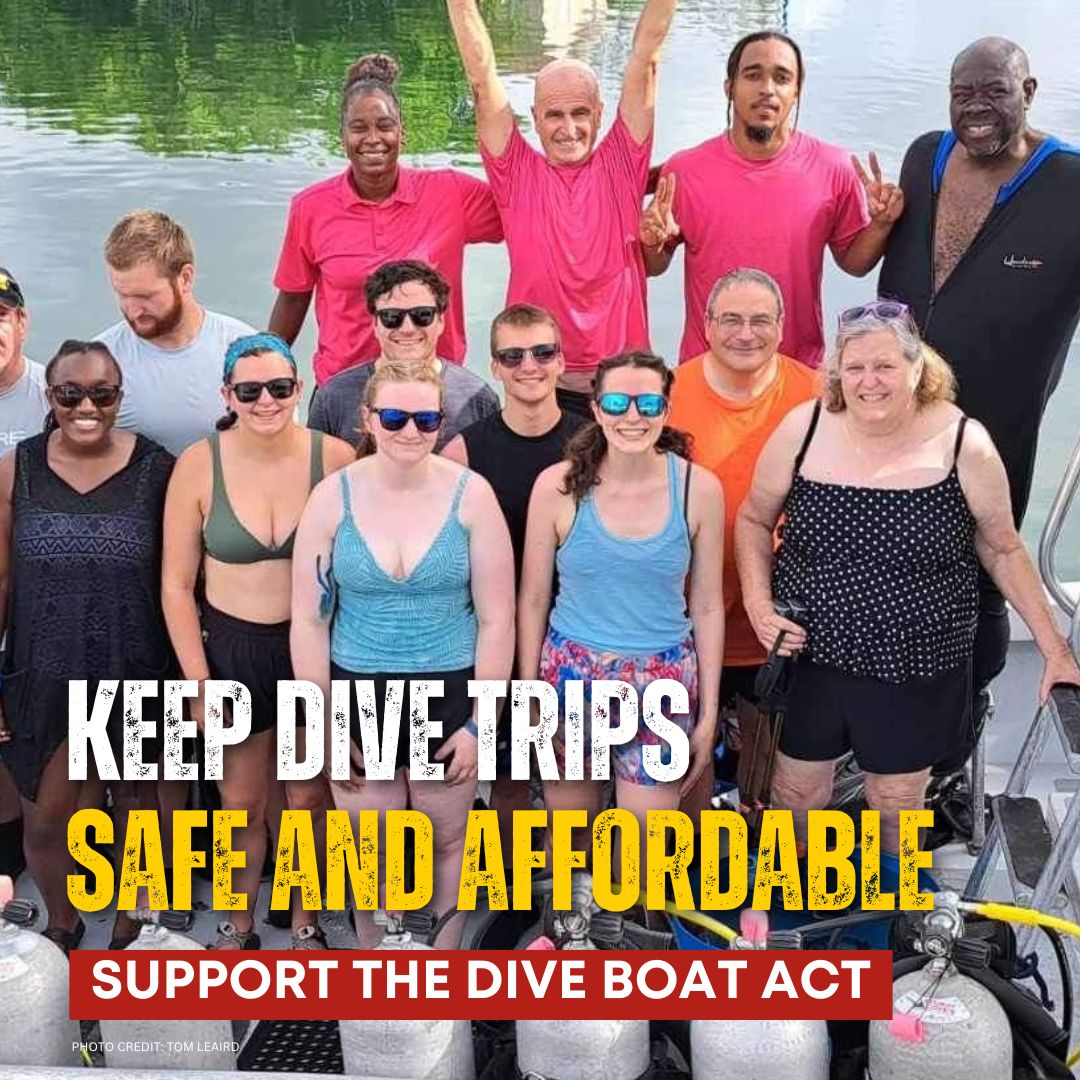 Divers, seeing a surge in the cost of dive trips? In 2022, Congress broke the insurance market for our community resulting in insurance prices skyrocketing &amp; dive biz having to raise prices to stay in business. Tell the NEW Congress to fix this mistake: bit.ly/TheDiveBoatAct