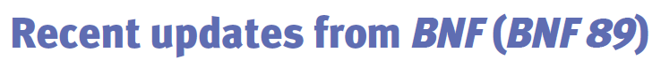 Colleagues from the BNF editorial team have provided an update on recent changes to the BNF
bit.ly/4j1K0sT