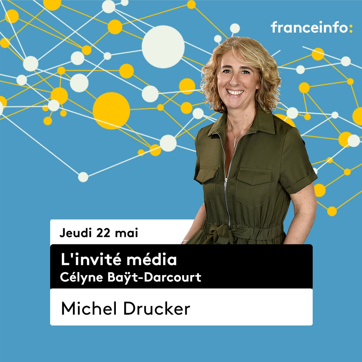 franceinfo pro (@franceinfopro) on Twitter photo 👉 Ce matin, <a href="/celynebd/">Célyne Baÿt-Darcourt</a> reçoit l’animateur de télévision Michel Drucker, à l’occasion de son retour en prime time sur France 3 pour son émission "Familles, je vous aime".
À suivre à 9h50 sur <a href="/franceinfo/">franceinfo</a> 📻 ⤵️
francetvinfo.fr/en-direct/radi… 👉 Ce matin, <a href="/celynebd/">Célyne Baÿt-Darcourt</a> reçoit l’animateur de télévision Michel Drucker, à l’occasion de son retour en prime time sur France 3 pour son émission "Familles, je vous aime".
À suivre à 9h50 sur <a href="/franceinfo/">franceinfo</a> 📻 ⤵️
francetvinfo.fr/en-direct/radi…
