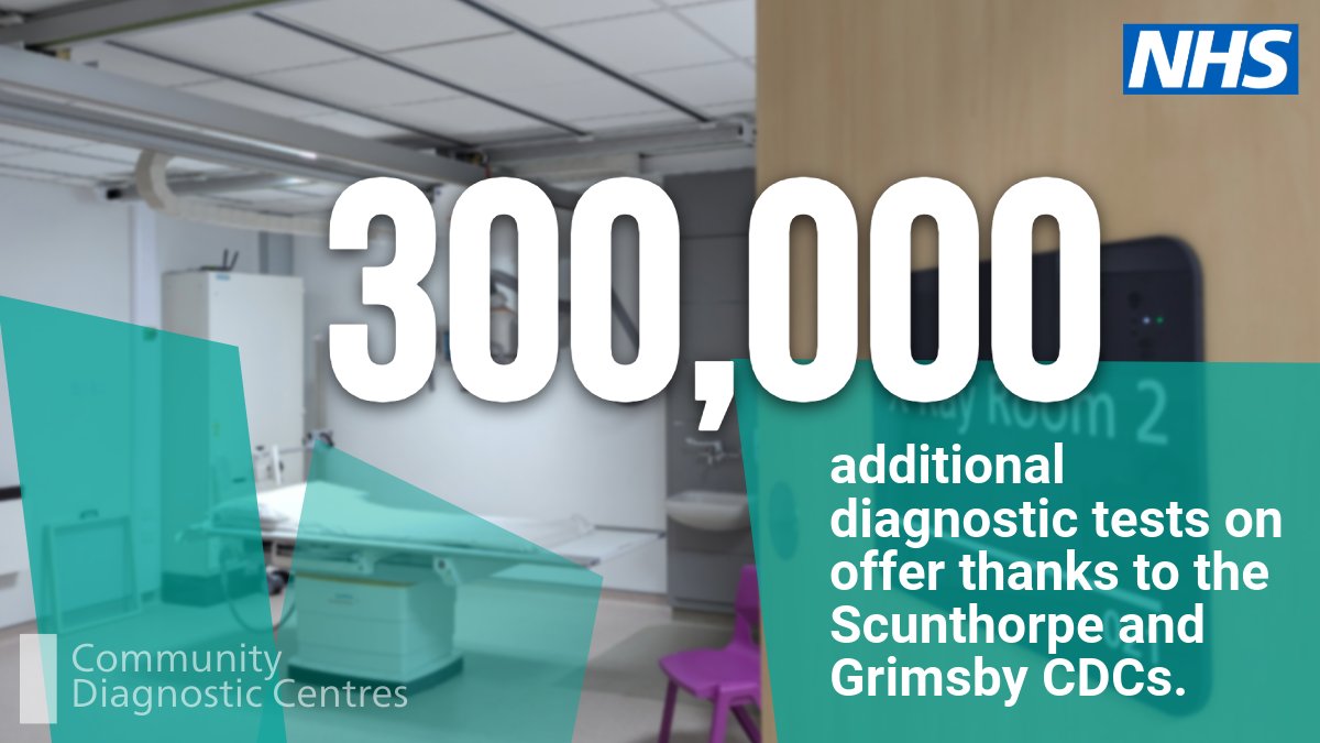 NHSNEY's tweet photo. #NEYCDCs | Together, the new CDCs in Barnsley and Scunthorpe will offer up to 300,000 additional diagnostic tests every year! 📈

Staffed by expert clinicians, the centres will afford patients greater choice and flexibility.

➡️https://t.co/LztPvbRREF @DHSCgovuk https://t.co/7QUcRfCYet
