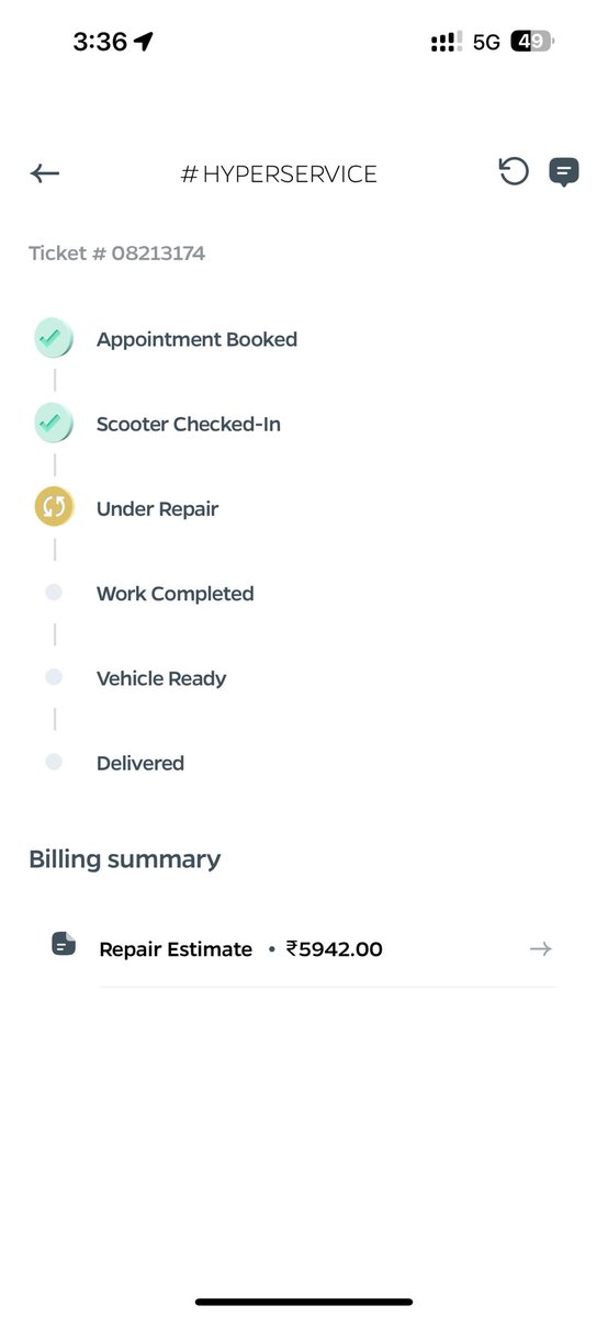 rickholic11's tweet photo. Since 5 months suspension is not changed. Is this your HyperSevice??? @bhsh @OlaElectric https://t.co/gjZ2U37dJH