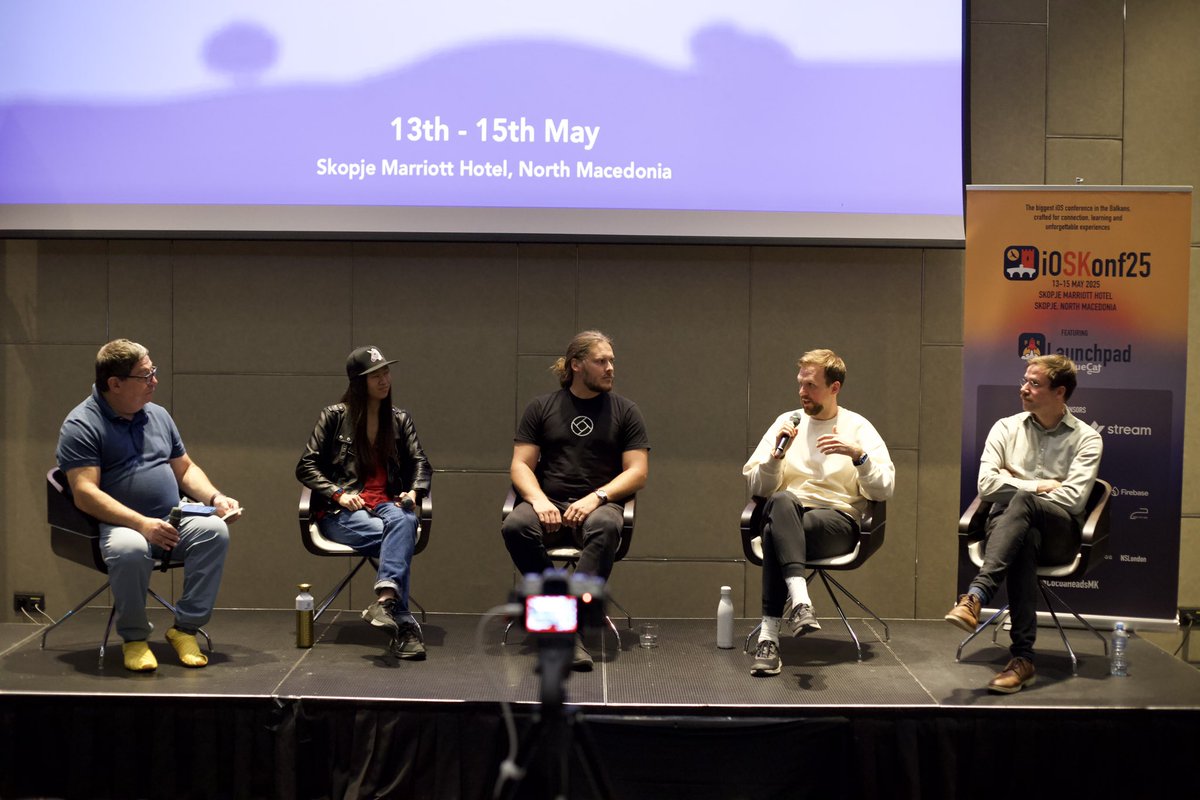 Had such a great time last week at <a href="/iOSKonf/">iOSKonf</a> in Skopje! You could feel it everywhere that this was an event from the community by the community. It was lovely. ♥️

Hope to see you next year again!