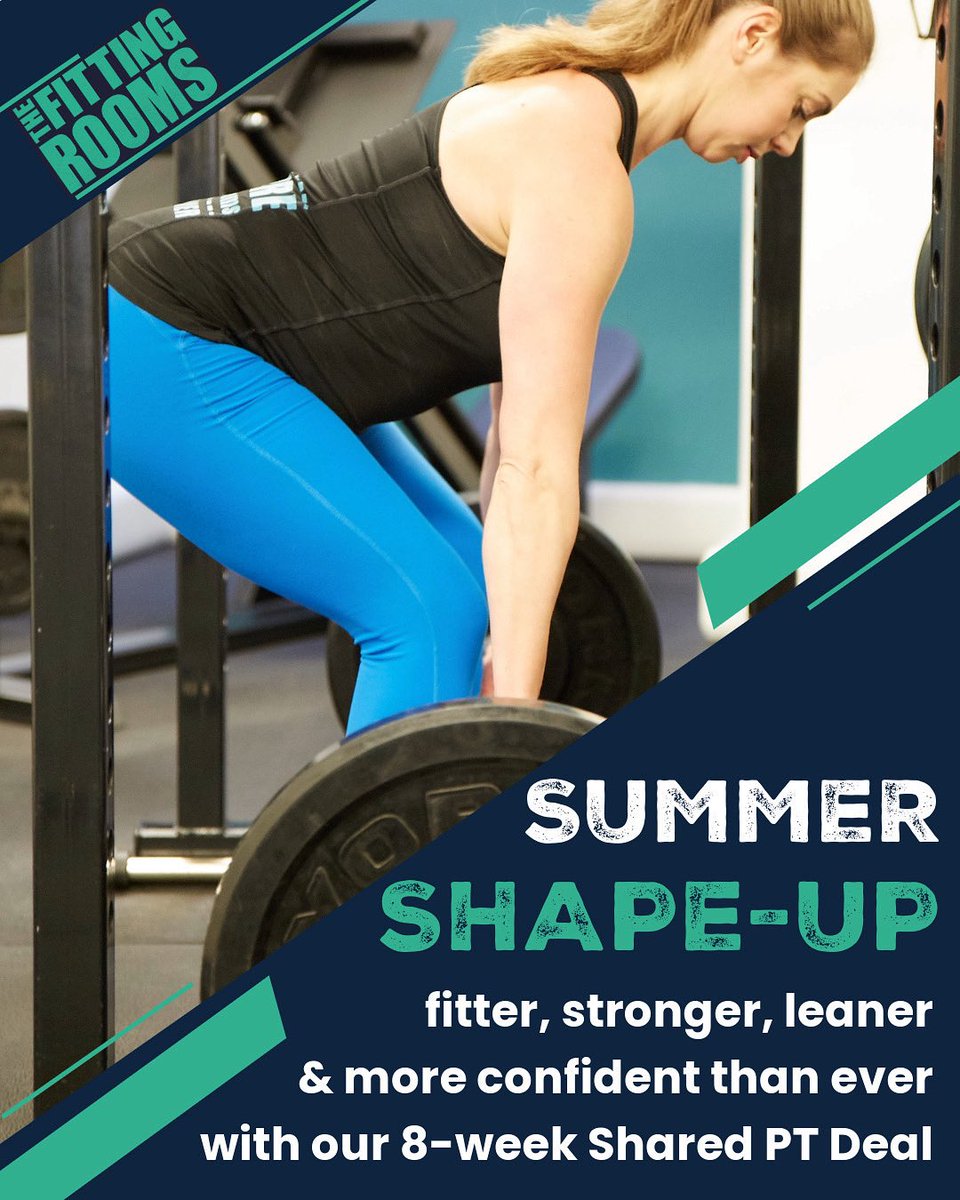 thefittingrooms's tweet photo. Shape up for summer and feel fitter, stronger, leaner &amp; more confident than ever with our Summer Shape-Up 8-week Shared Personal Training deal!

https://t.co/NQKasqMZEw https://t.co/9ln72kVSrA