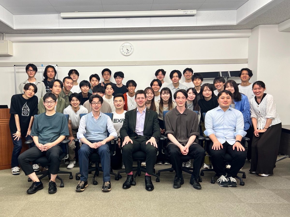 Jamie Lewis (@lewischemistry) on Twitter photo I had a great day hosted by Prof. Michito Yoshizawa and his group at <a href="/sciencetokyo_en/">Science Tokyo (Institute of Science Tokyo)</a> wonderful to hear about the amazing science this group is doing and to present some of things we've been up to lately. I had a great day hosted by Prof. Michito Yoshizawa and his group at <a href="/sciencetokyo_en/">Science Tokyo (Institute of Science Tokyo)</a> wonderful to hear about the amazing science this group is doing and to present some of things we've been up to lately.