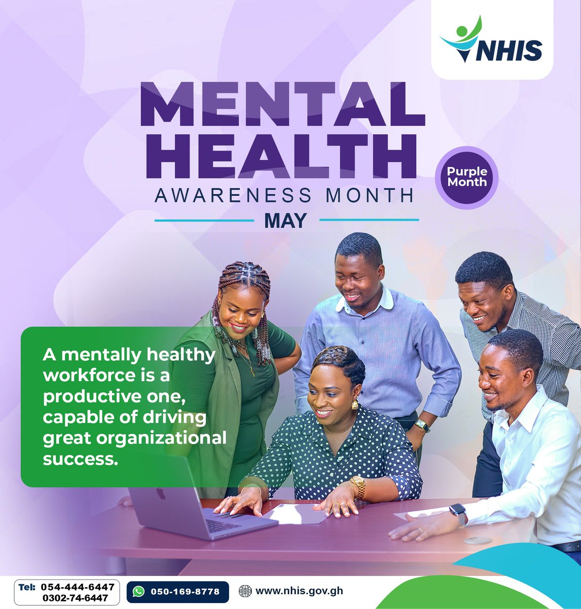 This May, we’re proud to join the movement for Mental Health Awareness Month.

At NHIS, we believe that a mentally healthy workforce is a productive one, capable of driving real organizational success. Let’s continue to create safe, supportive spaces where everyone can thrive