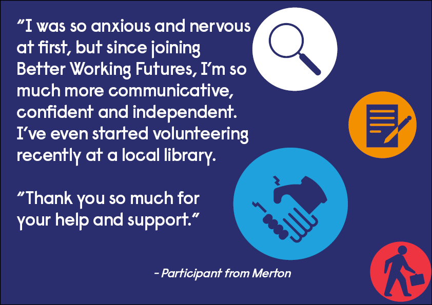 BWFSouthLondon's tweet photo. Inspiring feedback from a participant who was supported by our team in Merton 🙌 https://t.co/hUGqSTDENQ