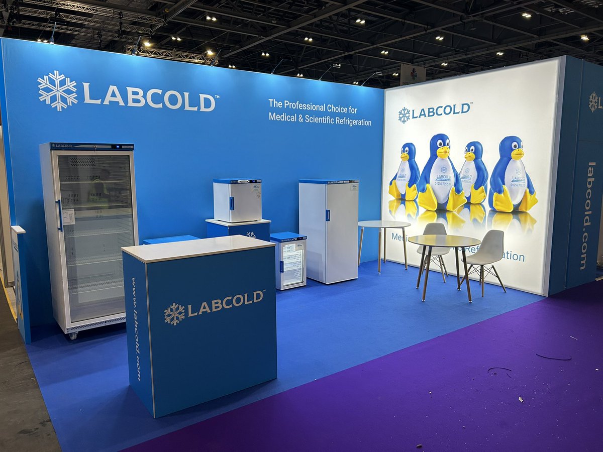 Great to work with our lovely and longstanding client <a href="/Labcold/">Labcold 💙</a> at the Clinical Pharmacy Congress <a href="/CPCongress/">Clinical Pharmacy Congress</a> at Excel <a href="/ExceLLondon/">Excel London</a> earlier this month. Get in touch to discuss your next #exhibitionstand