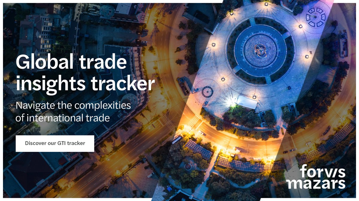 [#GTItracker] Uncertainty in #GlobalTrade is growing - prepare for what’s next. Our Global trade insights (GTI) tracker brings together regular updates on #tariffs, #trade policy shifts, and supply chain risks. Bookmark the GTI tracker to stay informed: fvmz.rs/6016SdUOY