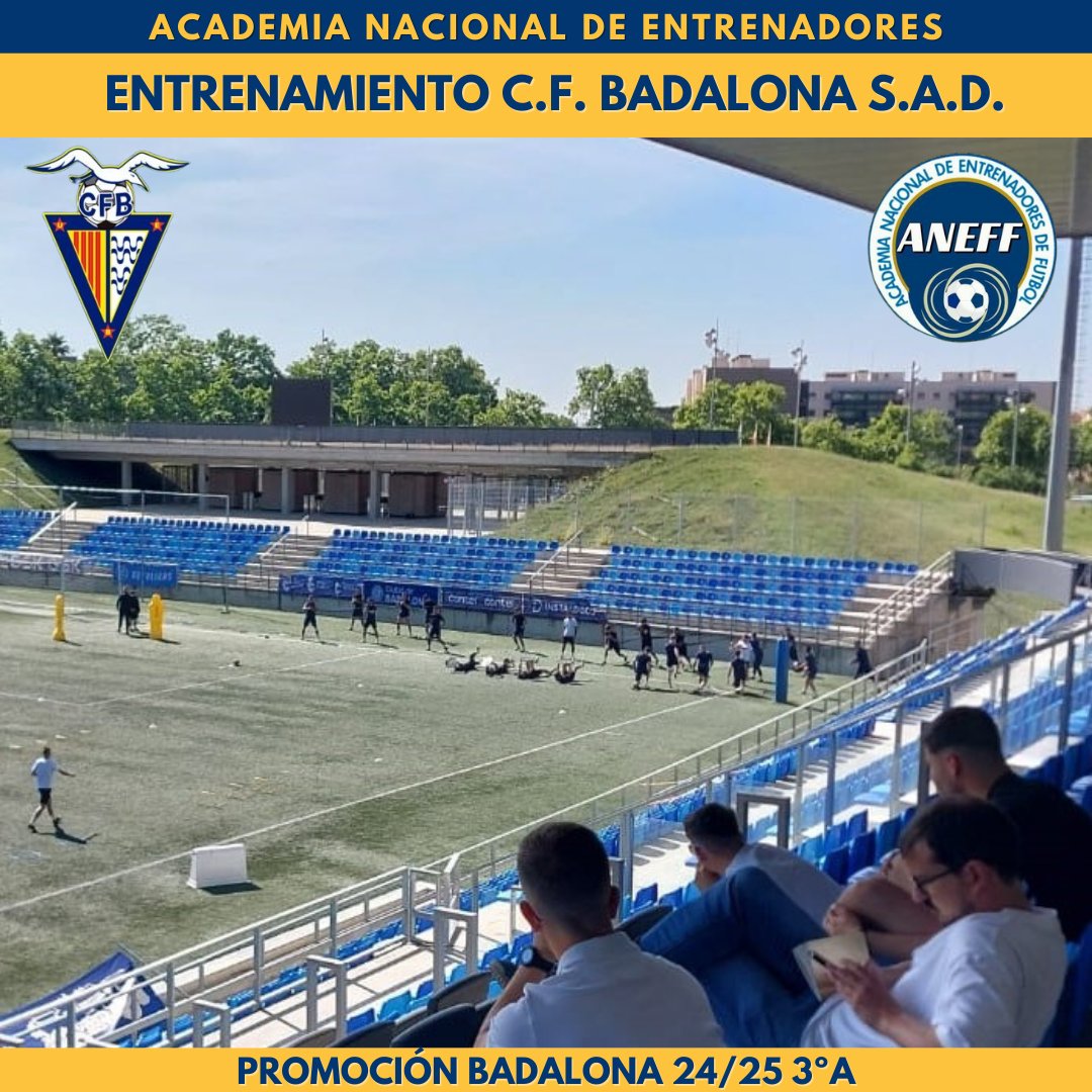 Aneff Catalunya (@aneffcatalunya) on Twitter photo 📆Hoy, nuestros alumnos de la Promoción de Nivel 3 de la delegación de Badalona han visitado a nuestros amigos de <a href="/cfbadalonasad/">CF Badalona SAD Oficial</a> .
⚽El <a href="/cfbadalonasad/">CF Badalona SAD Oficial</a> actualmente se está jugando la promoción de ascenso a 2RFEF.
🍀La familia de ANEFF os desea la mayor de las suertes. 📆Hoy, nuestros alumnos de la Promoción de Nivel 3 de la delegación de Badalona han visitado a nuestros amigos de <a href="/cfbadalonasad/">CF Badalona SAD Oficial</a> .
⚽El <a href="/cfbadalonasad/">CF Badalona SAD Oficial</a> actualmente se está jugando la promoción de ascenso a 2RFEF.
🍀La familia de ANEFF os desea la mayor de las suertes.