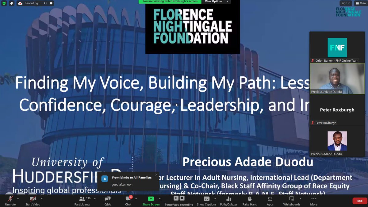Florence Nightingale Foundation (@fnightingalef) on Twitter photo Our online leadership programme for internationally educated nurses & midwives always receives fantastic feedback. With live interactive webinars & self-directed study, and guest speakers such as <a href="/PreciousA_Duodu/">Precious Adade Duodu</a> sharing their own #leadership journeys.
florence-nightingale-foundation.org.uk/programmes/ien… Our online leadership programme for internationally educated nurses & midwives always receives fantastic feedback. With live interactive webinars & self-directed study, and guest speakers such as <a href="/PreciousA_Duodu/">Precious Adade Duodu</a> sharing their own #leadership journeys.
florence-nightingale-foundation.org.uk/programmes/ien…