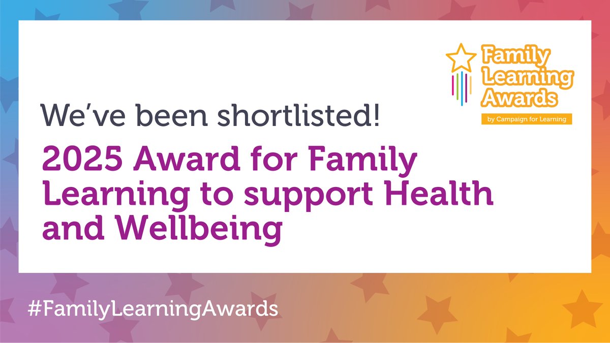 Rotherhamcreat2's tweet photo. We are absolutely delighted to announce that we have been shortlisted in the National Family Learning Awards 2025! Our Family Learning programme is an absolute joy and the children, families and schools who participate are just wonderful.  WOW! #familylearning #rotherhamschools https://t.co/lKmqpHm2kw