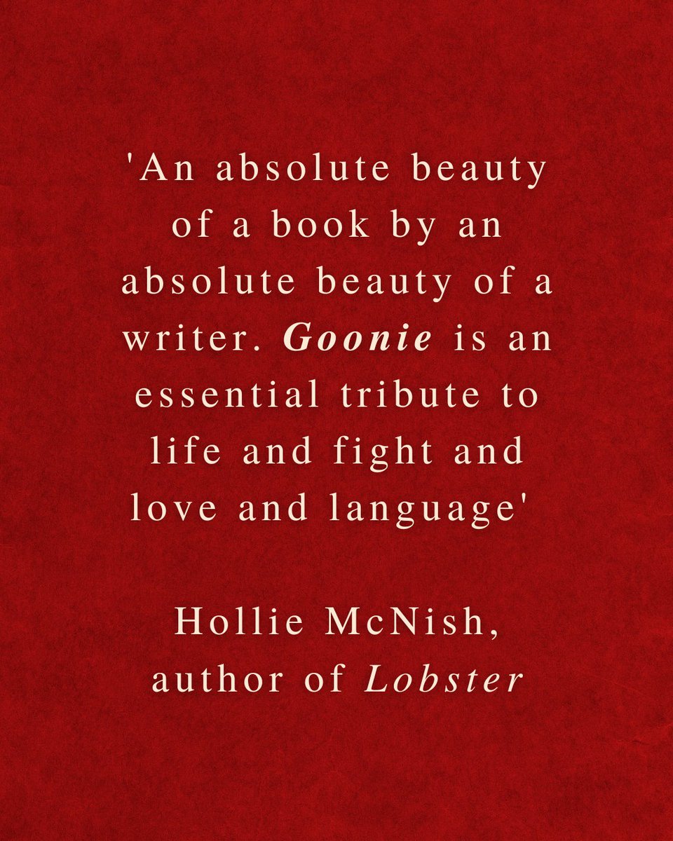 CorsairBooks's tweet image. Whether you're exploring queerness through fierce lyrical poetry or celebrating Mullen's beloved Scotland, Goonie's main preoccupation is with how we form community around us and how community, in turn, forms us.
Read more about and pre-order here: brnw.ch/21wSOr8