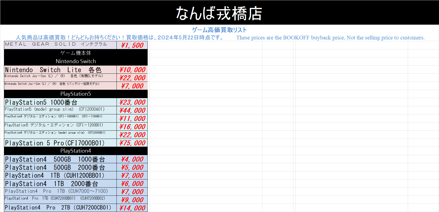 ブックオフ なんば戎橋店 on X: 