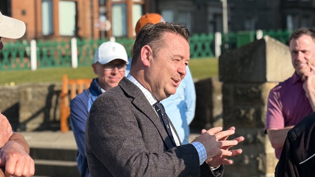 UK Golf Guy (@ukgolfguy) on Twitter photo A perfect day in Fife. We had golf at elegant Elie followed by a tour of St Andrews with the wonderful <a href="/R_McStravick/">Roger McStravick</a>.
Life is good! A perfect day in Fife. We had golf at elegant Elie followed by a tour of St Andrews with the wonderful <a href="/R_McStravick/">Roger McStravick</a>.
Life is good!