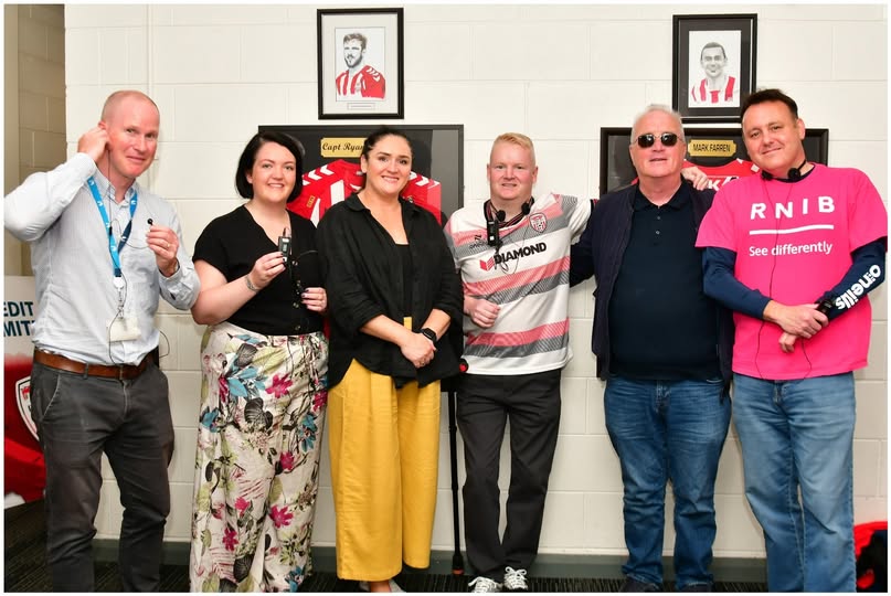 Derry Strabane Cncl (@dcsdcouncil) on Twitter photo Live audio description is available for visually impaired & blind supporters at every <a href="/derrycityfc/">Derry City FC</a> home game. This service, in partnership with <a href="/Drive105/">Drive 105 Radio (FM-DAB-ONLINE)</a> and
<a href="/RNIBNI/">RNIBNI</a>, ensures everyone can be part of the matchday experience
โฝ๏ธ Email Rory.McCartney@rnib.org.uk for details. Live audio description is available for visually impaired & blind supporters at every <a href="/derrycityfc/">Derry City FC</a> home game. This service, in partnership with <a href="/Drive105/">Drive 105 Radio (FM-DAB-ONLINE)</a> and
<a href="/RNIBNI/">RNIBNI</a>, ensures everyone can be part of the matchday experience
โฝ๏ธ Email Rory.McCartney@rnib.org.uk for details.