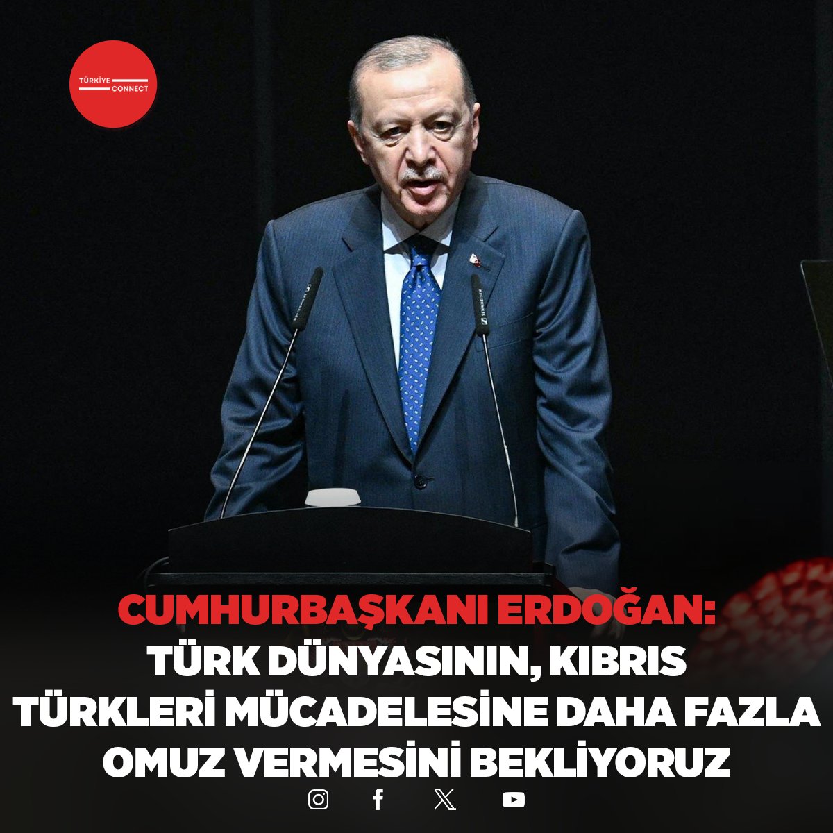 Cumhurbaşkanı Erdoğan:

KKTC'nin bulunmadığı bir Türk dünyası aile fotoğrafının eksik kalacağını düşünüyoruz.  Türk dünyasının, Kıbrıs Türklerinin mücadelesine daha fazla omuz vermesini bekliyoruz.

#cumhurbaşkanı #erdoğan #kktc