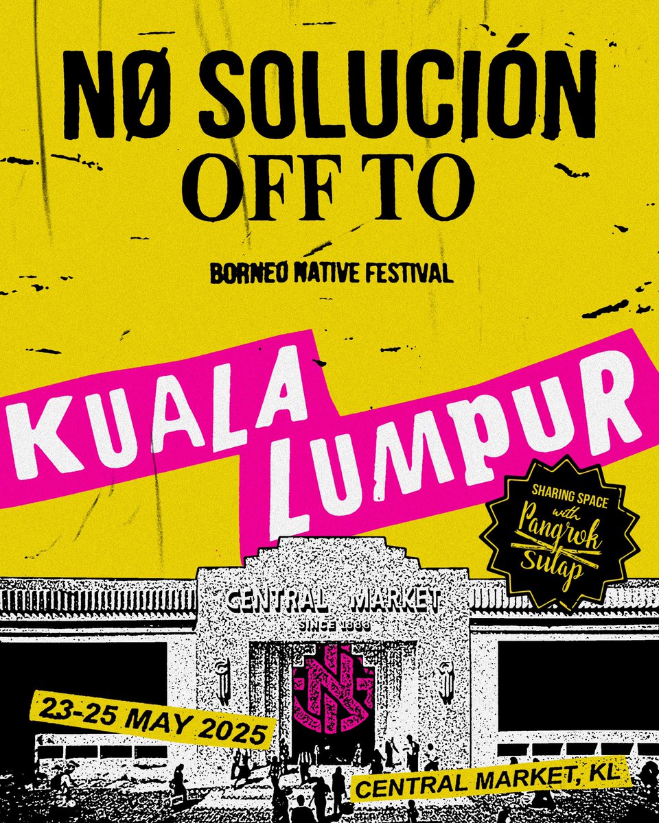 Kuala Lumpur. This weekend. With Pangrok Sulap. See you!